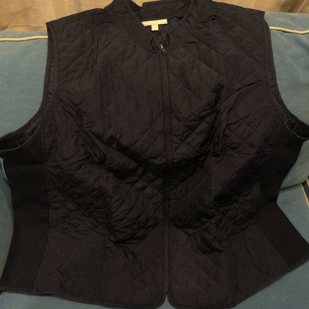 New! Quilted vest- 5x